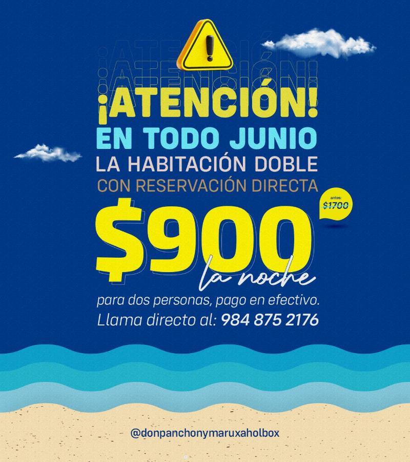 Don Panchon Y Maruxa Hotel Holbox Eksteriør billede